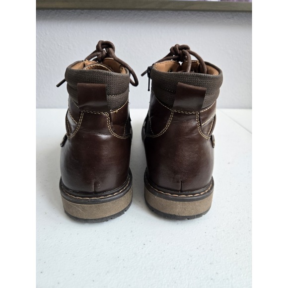 Steve‎ Madden Men\'s Size 11M Faux Leather Classic Chukka Lace Up Boots w/Zipper main image 9